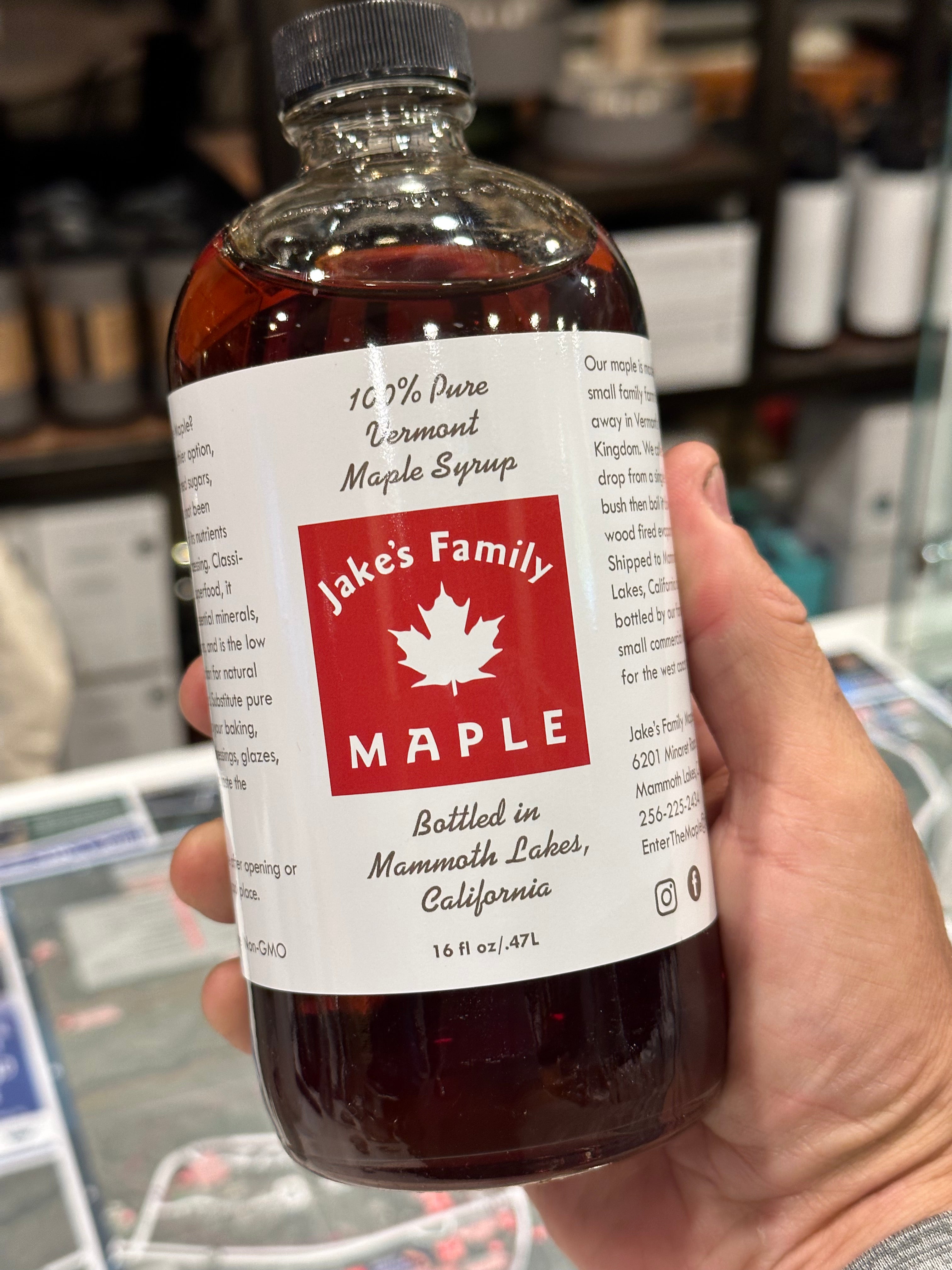 Jake's Family Maple Syrup- 16oz